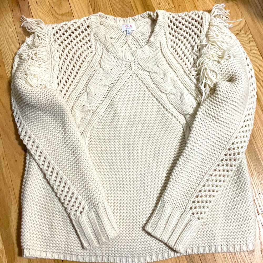Vici Dolls Fringe Sweater